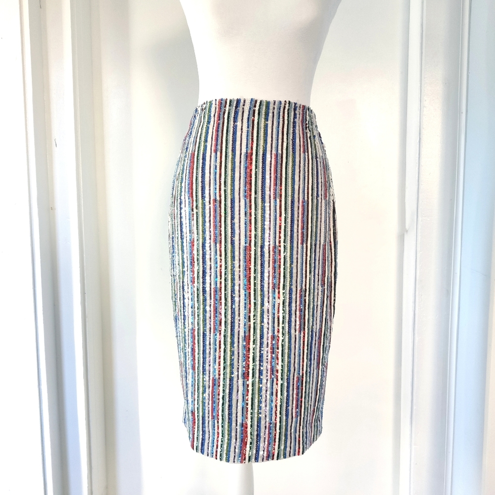 J.Crew Collection Beaded Pencil Skirt